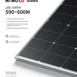 Longi Solar Panel Hi-MO X6 Scientist LR5-72HTH