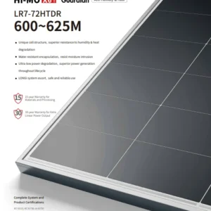 Longi Solar Panel HimoX6 MAX Guardian LR7-72HGD